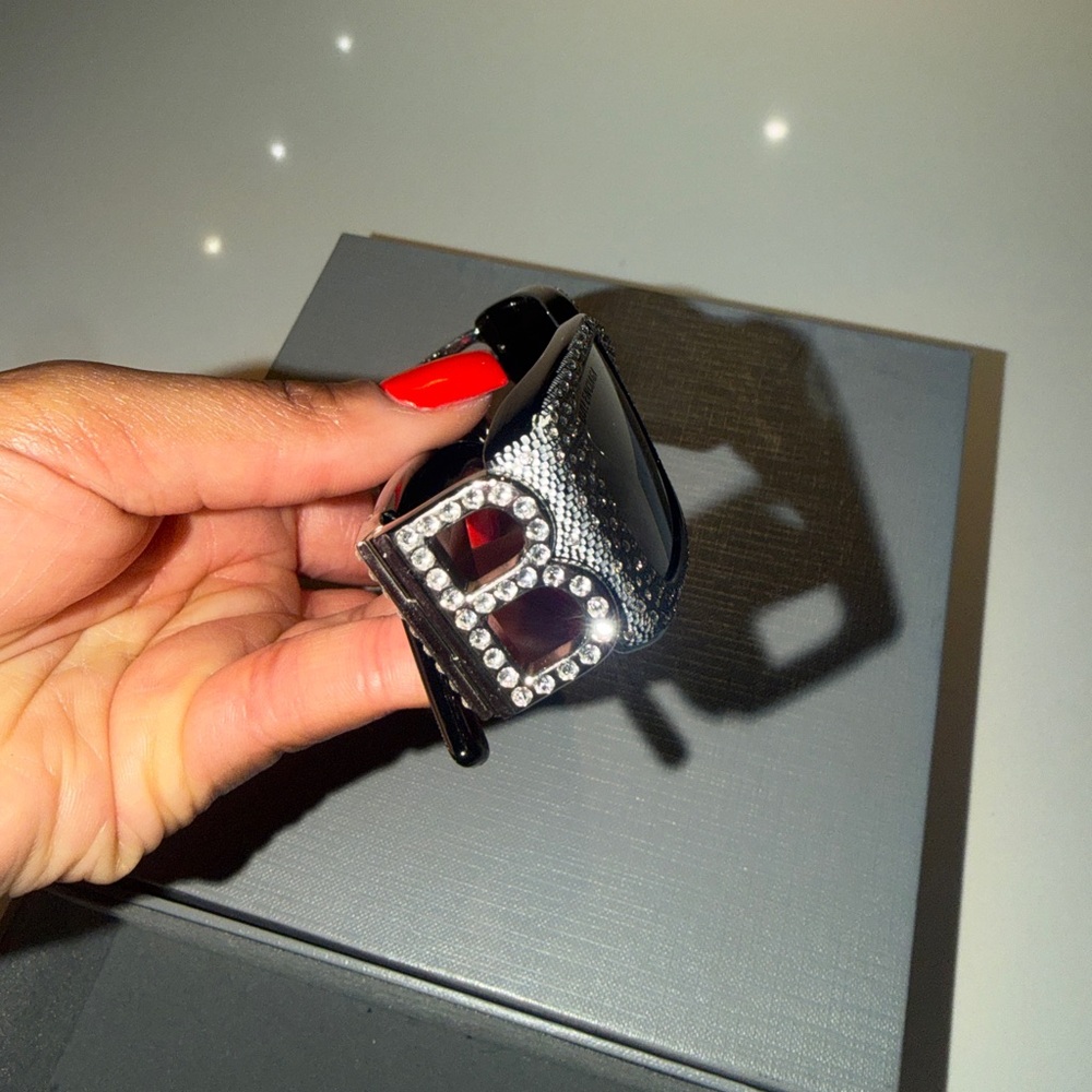 Balaneciaga Black Dynasty crystal Sunglasses - Picture 4 of 9